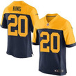 Nike Green Bay Packers #20 Kevin King Navy Blue Alternate Men's Stitched Nfl New Elite Jersey Nfl