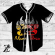 Mama Bear Paisley American Baseball Jersey | Colorful | Adult Unisex | S - 5Xl Full Size - Baseball Jersey Lf