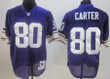 Minnesota Vikings #80 Cris Carter Purple Throwback Jersey Nfl