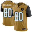 Nike #80 James O'shaughnessy Jacksonville Jaguars Men's Limited Gold Color Rush Vapor Untouchable Jersey Nfl