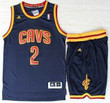 Cleveland Cavaliers 2 Kyrie Irvin Blue Revolution 30 Swingman Jerseys Shorts Nba Suits Nba