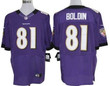 Nike Baltimore Ravens #81 Anquan Boldin Purple Elite Jersey Nfl