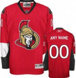 Personalize Jersey Ottawa Senators Mens Customized Red Jersey Nhl