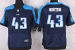 Men's Tennessee Titans #43 Jim Norton Navy Blue Retired Player Nfl Nike Elite Jersey Nfl