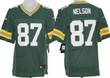 Nike Green Bay Packers #87 Jordy Nelson Green Elite Jersey Nfl