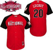 National League Milwaukee Brewers #20 Jonathan Lucroy Red 2015 All-Star Game Player Jersey Mlb
