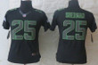 Nike Seattle Seahawks #25 Richard Sherman Black Impact Limited Womens Jersey Nfl- Women's