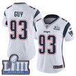 #93 Limited Lawrence Guy White Nike Nfl Road Women's Jersey New England Patriots Vapor Untouchable Super Bowl Liii Bound Nfl