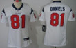 Nike Houston Texans #81 Owen Daniels White Limited Womens Jersey Nfl- Women's
