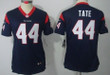 Nike Houston Texans #44 Ben Tate Blue Limited Womens Jersey Nfl- Women's