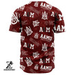 Alabama A&M University Bulldogs Aamu Baseball Jersey | Colorful | Adult Unisex | S - 5Xl Full Size - Baseball Jersey Lf