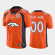 Personalize Jerseynike Denver Broncos Customized Orange Team Big Logo Number Vapor Untouchable Limited Jersey Nfl