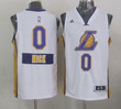 Los Angeles Lakers #0 Nick Young Revolution 30 Swingman 2014 Christmas Day White Jersey Nba
