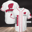 Personalize Baseball Jersey - Wisconsin Badgers Personalized Baseball Jersey Shirt 342 - Baseball Jersey LF
