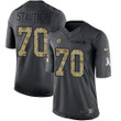Men's Pittsburgh Steelers #70 Ernie Stautner Black Anthracite 2016 Salute To Service Stitched Nfl Nike Limited Jersey Nfl