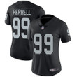Raiders #99 Clelin Ferrell Black Team Color Women's Stitched Football Vapor Untouchable Limited Jersey Nfl- Women's