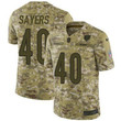 Nike Bears #40 Gale Sayers Camo Men's Stitched Nfl Limited 2018 Salute To Service Jersey Nfl