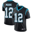 Nike Carolina Panthers #12 Dj Moore Black Team Color Men's Stitched Nfl Vapor Untouchable Limited Jersey Nfl