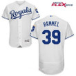 Men's Kansas City Royals #39 Jason Hammel White Home Stitched Mlb Majestic Flex Base Jersey Mlb