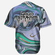 Liquid Stranger Oil Slick Rave Edm Festival Baseball Jersey | Colorful | Adult Unisex | S - 5Xl Full Size - Baseball Jersey Lf
