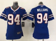 Nike Buffalo Bills #94 Mario Williams 2013 Light Blue Game Womens Jersey Nfl- Women's