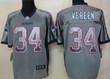 Nike New England Patriots #34 Shane Vereen Drift Fashion Gray Elite Jersey Nfl