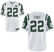 Men's New York Jets #22 Matt Forte Williams White Road Nfl Nike Elite Jersey Nfl