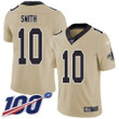 Nike Saints #10 Tre'quan Smith Gold Men's Stitched Nfl Limited Inverted Legend 100Th Season Jersey Nfl