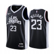 Nike Clippers #23 Lou Williams Black Nba Swingman 2020-21 City Edition Jersey Nba