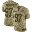 Giants #97 Dexter Lawrence Camo Men's Stitched Football Limited 2018 Salute To Service Jersey Nfl