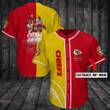 Personalize Baseball Jersey - Kansas City Chiefs Personalized Baseball Jersey Shirt 135 - Baseball Jersey LF