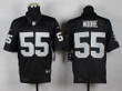 Nike Oakland Raiders #55 Sio Moore Black Elite Jersey Nfl