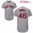 Men's Boston Red Sox #46 Craig Kimbrel Gray Road Stitched Mlb Majestic Flex Base Jersey Mlb