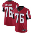 Falcons #76 Kaleb Mcgary Red Team Color Men's Stitched Football Vapor Untouchable Limited Jersey Nfl