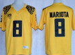 Oregon Ducks #8 Marcus Mariota 2013 Yellow Limited Jersey Ncaa