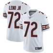 Men's Nike Chicago Bears #72 Charles Leno Jr White Stitched Football Vapor Untouchable Limited Jersey Nfl