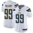 Chargers #99 Jerry Tillery White Women's Stitched Football Vapor Untouchable Limited Jersey Nfl- Women's