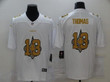 Men's New Orleans Saints #13 Michael Thomas White 2020 Shadow Logo Vapor Untouchable Stitched Nfl Nike Limited Jersey Nfl
