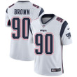 Nike New England Patriots #90 Malcom Brown White Men's Stitched Nfl Vapor Untouchable Limited Jersey Nfl