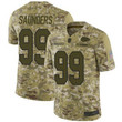 Chiefs #99 Khalen Saunders Camo Men's Stitched Football Limited 2018 Salute To Service Jersey Nfl