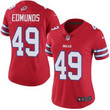 Nike Bills #49 Tremaine Edmunds Red Women's Stitched Nfl Limited Rush Jersey Nfl- Women's