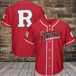 Rutgers Scarlet Knights Baseball Jersey 260 - Baseball Jersey Lf