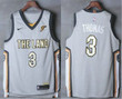 Men's Cleveland Cavaliers #3 Isaiah Thomas Gray The Land 2017-2018 Nike Authentic Stitched Nba Jersey Nba