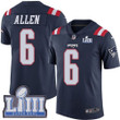 Youth New England Patriots #6 Ryan Allen Navy Blue Nike Nfl Rush Vapor Untouchable Super Bowl Liii Bound Limited Jersey Nfl