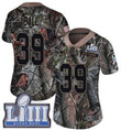 #39 Limited Montee Ball Camo Nike Nfl Women's Jersey New England Patriots Rush Realtree Super Bowl Liii Bound Nfl
