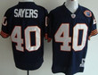 Chicago Bears #40 Gale Sayers Blue Throwback With Bear Patch Jersey Nfl