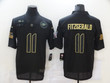 Men's Arizona Cardinals #11 Larry Fitzgerald Black 2020 Salute To Service Stitched Nfl Nike Limited Jersey Nfl