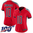Titans #10 Adam Humphries Red Women's Stitched Football Limited Inverted Legend 100Th Season Jersey Nfl- Women's