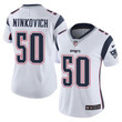 Women's Nike Patriots #50 Rob Ninkovich White Stitched Nfl Vapor Untouchable Limited Jersey Nfl- Women's