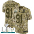 Nike 49Ers #91 Arik Armstead Camo Super Bowl Liv 2020 Men's Stitched Nfl Limited 2018 Salute To Service Jersey Nfl